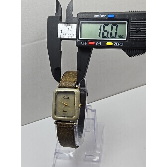 Vintage Marble Quartz Watch Womens Tank Unique Minimalist Stone New Battery main image 10